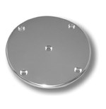 Al Round Pad - 4 Hole